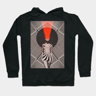 Red laser girl Hoodie